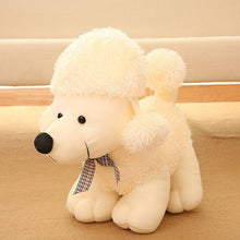 Load image into Gallery viewer, Happy Plush Poodle Stuffed Animals-Soft Toy-Dogs, Home Decor, Poodle, Soft Toy, Stuffed Animal-White-5