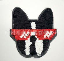 Load image into Gallery viewer, Hipster Boston Terrier Sew On PatchApparel