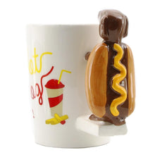 Load image into Gallery viewer, Image of sausage dog mug