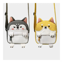 Load image into Gallery viewer, Husky and Shiba Inu Love Messenger BagAccessories