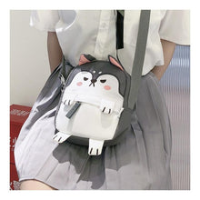 Load image into Gallery viewer, Husky and Shiba Inu Love Messenger BagAccessoriesHusky