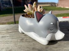 Load image into Gallery viewer, Cutest Standing Husky Love Succulent Plants Flower Pots-Home Decor-Dogs, Flower Pot, Home Decor, Siberian Husky-Husky - Sleeping-3