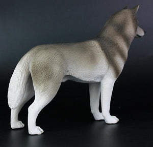 Husky Love Lifelike Resin Figurine StatueHome Decor