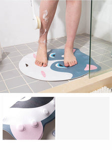 Husky Love Non-Slip Bathroom Shower MatHome Decor