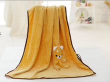 Load image into Gallery viewer, Husky Love Portable Plush Travel Blanket-Blanket-Blankets, Dogs, Home Decor, Siberian Husky, Stuffed Animal-14