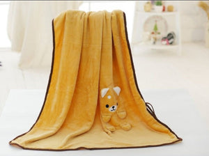 Husky Love Portable Plush Travel Blanket-Blanket-Blankets, Dogs, Home Decor, Siberian Husky, Stuffed Animal-14