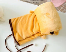 Load image into Gallery viewer, Husky Love Portable Plush Travel Blanket-Blanket-Blankets, Dogs, Home Decor, Siberian Husky, Stuffed Animal-17