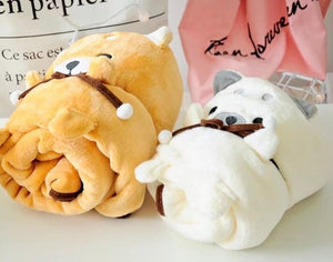 Husky Love Portable Plush Travel Blanket-Blanket-Blankets, Dogs, Home Decor, Siberian Husky, Stuffed Animal-18