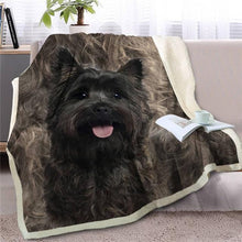 Load image into Gallery viewer, Husky Love Soft Warm Fleece BlanketBlanketScottish TerrierSmall