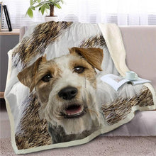Load image into Gallery viewer, Husky Love Soft Warm Fleece BlanketBlanketTerrierSmall