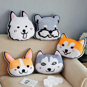 Husky Love Stuffed Cushion and Neck PillowCar Accessories