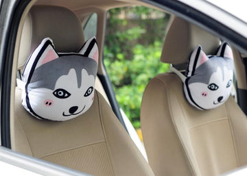 Husky Love Stuffed Cushion And Neck Pillow Car Accessories Yuyichen 772406 360x