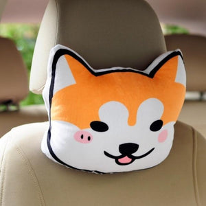 Husky Love Stuffed Cushion and Neck PillowCar AccessoriesShiba InuCar Pillow