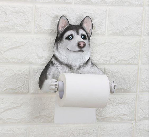 Pug paper towel outlet holder