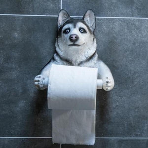 Husky Love Toilet Roll HolderHome Decor