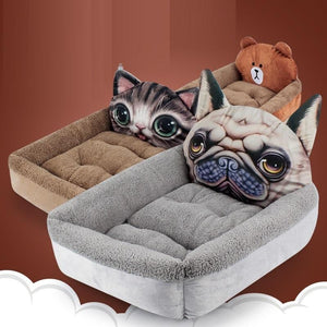 Husky Themed Pet BedHome Decor