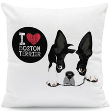 Load image into Gallery viewer, I Heart My Beagle Cushion CoverCushion CoverOne SizeBoston Terrier