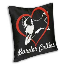 Load image into Gallery viewer, I Love Border Collies Cushion Cover-Home Decor-Border Collie, Cushion Cover, Dogs, Home Decor-2