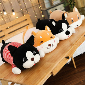 image of a collection of stuffed animal plush pillows