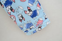 Load image into Gallery viewer, Close up image of boston terrier pajama bottoms
