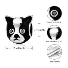 Load image into Gallery viewer, Image of an adorable boston terrier charm size