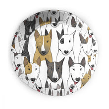 Load image into Gallery viewer, I Love Bull Terriers Bucket Hat-Accessories-Accessories, Bull Terrier, Dogs, Hat-4
