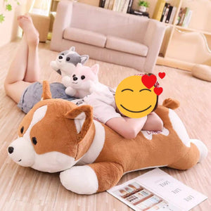 I Love Corgi Stuffed Animal Huggable Plush Pillows (Medium to Giant Size)-Soft Toy-Corgi, Dogs, Home Decor, Huggable Stuffed Animals, Soft Toy, Stuffed Animal, Stuffed Cushions-4