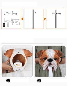I Love English Bulldogs Toilet Roll Holder-Home Decor-Bathroom Decor, Dogs, English Bulldog, Home Decor-11
