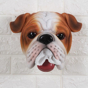 I Love English Bulldogs Toilet Roll Holder-Home Decor-Bathroom Decor, Dogs, English Bulldog, Home Decor-12
