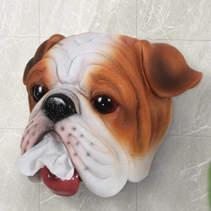 I Love English Bulldogs Toilet Roll Holder-Home Decor-Bathroom Decor, Dogs, English Bulldog, Home Decor-13