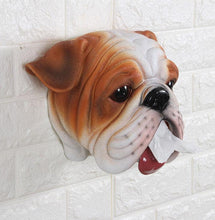 Load image into Gallery viewer, I Love English Bulldogs Toilet Roll Holder-Home Decor-Bathroom Decor, Dogs, English Bulldog, Home Decor-6