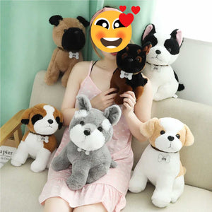 I Love My Boston Terrier Stuffed Animal Plush Toys-Soft Toy-Boston Terrier, Dogs, Home Decor, Soft Toy, Stuffed Animal-4