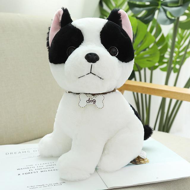 image of a boston terrier stuffed toy