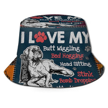 Load image into Gallery viewer, I Love My Boxer Bucket Hat-Accessories-Accessories, Boxer, Dogs, Hat-11