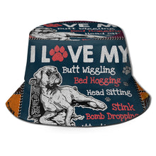 Load image into Gallery viewer, I Love My Boxer Bucket Hat-Accessories-Accessories, Boxer, Dogs, Hat-6