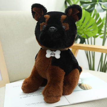 I Love My Dog Stuffed Animal Plush Toys - 7 Dog Breeds-Soft Toy-Beagle, Boston Terrier, Chihuahua, Dogs, German Shepherd, Home Decor, Pug, Schnauzer, Shih Tzu, Soft Toy, Stuffed Animal-Small-German Shepherd-11