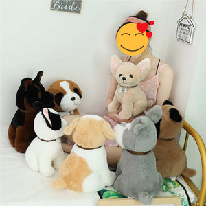 I Love My Dog Stuffed Animal Plush Toys - 7 Dog Breeds-Soft Toy-Beagle, Boston Terrier, Chihuahua, Dogs, German Shepherd, Home Decor, Pug, Schnauzer, Shih Tzu, Soft Toy, Stuffed Animal-5