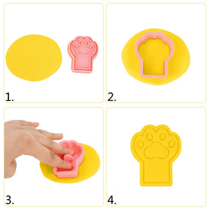 Image showing how to usa dog cookie cutter