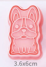 Load image into Gallery viewer, Image of a super cute french bulldog cookie cutter