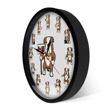 Load image into Gallery viewer, I Love My English Bulldog Wall Clock-Home Decor-Dogs, English Bulldog, Home Decor, Wall Clock-12
