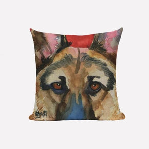 I Love My German Shepherd Cushion Covers-Home Decor-Cushion Cover, Dogs, German Shepherd, Home Decor-17.7”x17.7” inches or 45x45 cm-Design 5-6