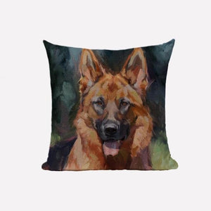 I Love My German Shepherd Cushion Covers-Home Decor-Cushion Cover, Dogs, German Shepherd, Home Decor-17.7”x17.7” inches or 45x45 cm-Design 6-7