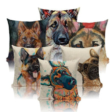 Load image into Gallery viewer, I Love My German Shepherd Cushion Covers-Home Decor-Cushion Cover, Dogs, German Shepherd, Home Decor-17