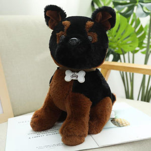 image of a german shepherd stuffed animal plush toy