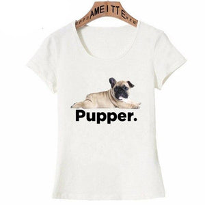 I Love My Golden Retriever Pupper Womens T ShirtApparelPugS