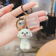 Load image into Gallery viewer, I Love My Pug Keychain-Accessories-Accessories, Dogs, Keychain, Pug-Bichon Frise-15