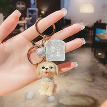 Load image into Gallery viewer, I Love My Pug Keychain-Accessories-Accessories, Dogs, Keychain, Pug-Labrador-17