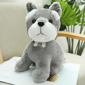I Love My Schnauzer Stuffed Animal Plush Toys-Soft Toy-Dogs, Home Decor, Schnauzer, Soft Toy, Stuffed Animal-7