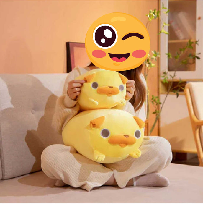 I Love Pug Stuffed Animal Plush Pillows-Soft Toy-Dogs, Home Decor, Pug, Soft Toy, Stuffed Animal, Stuffed Cushions-1