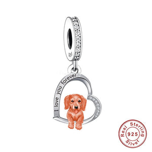 I Love You Forever Beagle Silver Jewelry Pendant-Dog Themed Jewellery-Beagle, Dogs, Jewellery, Pendant-8